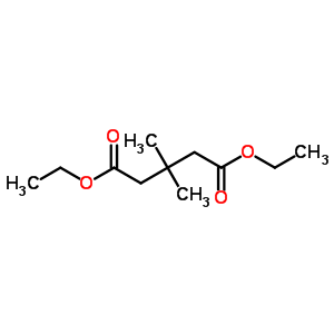 Diethyl 3,3-dimethylpentanedioate Structure,17804-59-0Structure