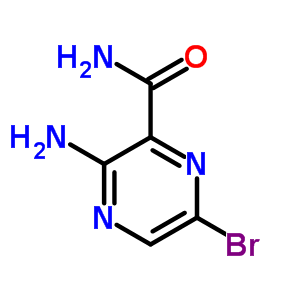 3-Amino-6-bromo-2-pyrazinecarboxamide Structure,17890-77-6Structure