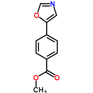 4-(5-Oxazolyl)benzoic acid methyl ester Structure,179057-14-8Structure