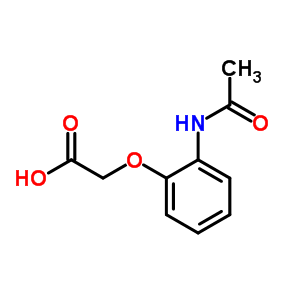 Acetic acid,2-[2-(acetylamino)phenoxy]- Structure,1798-12-5Structure