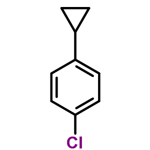 1-Chloro-4-cyclopropylbenzene Structure,1798-84-1Structure