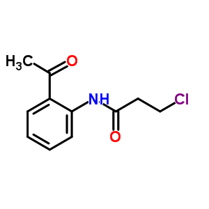 N-(2-acetylphenyl)-3-chloropropanamide Structure,18014-78-3Structure