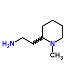 2-(1-Methylpiperidin-2-yl)ethanamine Structure,18128-28-4Structure