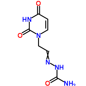 Hydrazinecarboxamide,2-[2-(3,4-dihydro-2,4-dioxo-1(2h)-pyrimidinyl)ethylidene]- Structure,18149-58-1Structure