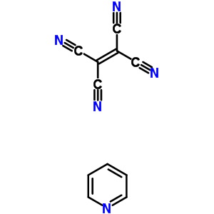 Ethene-1,1,2,2-tetracarbonitrile; pyridine Structure,18155-61-8Structure