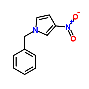 1H-pyrrole,3-nitro-1-(phenylmethyl)- Structure,18159-11-0Structure