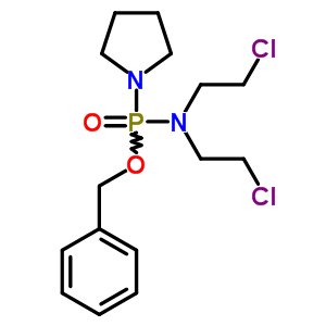 2-Chloro-n-(2-chloroethyl)-n-(phenylmethoxy-pyrrolidin-1-yl-phosphoryl)ethanamine Structure,18228-81-4Structure