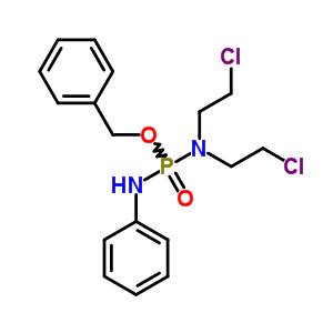 N-[bis(2-chloroethyl)amino-phenylmethoxy-phosphoryl]aniline Structure,18228-84-7Structure