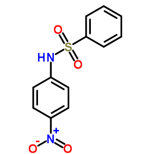 Benzenesulfonamide,n-(4-nitrophenyl)- Structure,1829-81-8Structure