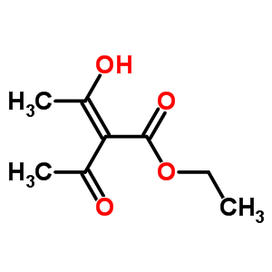 2-Acetyl-3-hydroxy-2-butenoic acid ethyl ester Structure,1830-94-0Structure