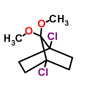 1,4-Dichloro-7,7-dimethoxy-norbornane Structure,18341-72-5Structure