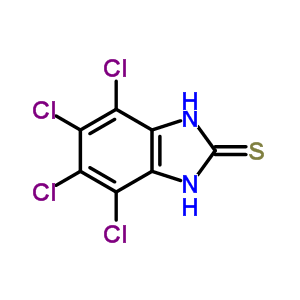 4,5,6,7-Tetrachloro-1,3-dihydrobenzoimidazole-2-thione Structure,18392-42-2Structure