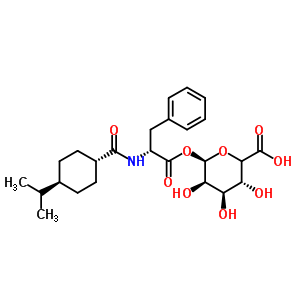 Nateglinide acyl-beta-d-glucuronide Structure,183996-85-2Structure