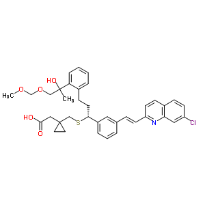 2-Methoxymethyl Montelukast 1,2-Diol Structure,184764-27-0Structure