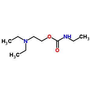 Carbamic acid, ethyl-,2-(diethylamino)ethyl ester (6ci,8ci) Structure,18515-57-6Structure