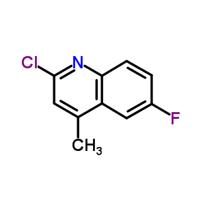 2-Chloro-6-fluoro-4-methylquinoline Structure,18529-12-9Structure