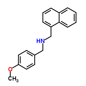 N-(4-methoxybenzyl)-1-(naphthalen-1-yl)methanamine hcl Structure,185669-79-8Structure