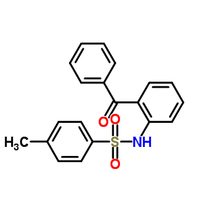 Benzenesulfonamide,n-(2-benzoylphenyl)-4-methyl- Structure,1859-71-8Structure