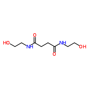 N,n-bis(2-hydroxyethyl)butanediamide Structure,1871-90-5Structure