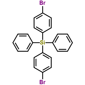 Bis(4-bromophenyl)-diphenyl-silane Structure,18733-91-0Structure