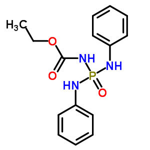 Ethyl n-dianilinophosphorylcarbamate Structure,18743-39-0Structure