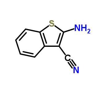 2-Aminobenzo[b]thiophene-3-carbonitrile Structure,18774-47-5Structure