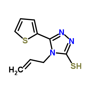 4-Allyl-5-thien-2-yl-4H-1,2,4-triazole-3-thiol Structure,187795-50-2Structure