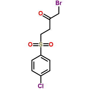 2-Butanone,1-bromo-4-[(4-chlorophenyl)sulfonyl]- Structure,18813-25-7Structure