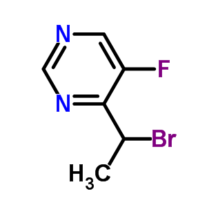 4-(1-Bromoethyl)-5-fluoropyrimidine Structure,188416-47-9Structure