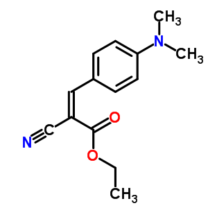 Ethyl 2-cyano-3-[4-(dimethylamino)phenyl]acrylate Structure,1886-52-8Structure