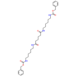 Benzyl n-[6-[5-(6-phenylmethoxycarbonylaminohexylcarbamoyl)pentanoylamino]hexyl]carbamate Structure,18885-95-5Structure