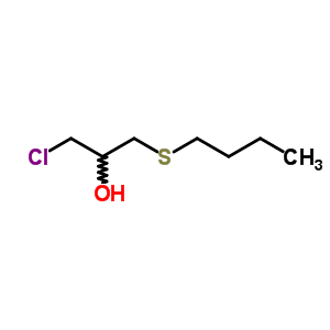 2-Propanol,1-(butylthio)-3-chloro- Structure,18915-87-2Structure