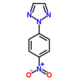 2-(4-Nitrophenyl)-2h-1,2,3-triazole Structure,18922-72-0Structure