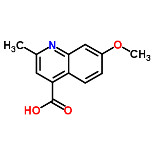 7-Methoxy-2-methylquinoline-4-carboxylic acid Structure,189815-81-4Structure