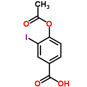 4-(Acetyloxy)-3-iodobenzoic acid Structure,190067-59-5Structure