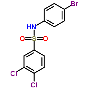 N-(4-bromophenyl)-3,4-dichloro-benzenesulfonamide Structure,1902-15-4Structure