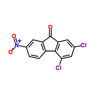 9H-fluoren-9-one,2,4-dichloro-7-nitro- Structure,1914-39-2Structure