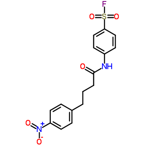 4-[4-(4-Nitrophenyl)butanoylamino]benzenesulfonyl fluoride Structure,19160-20-4Structure