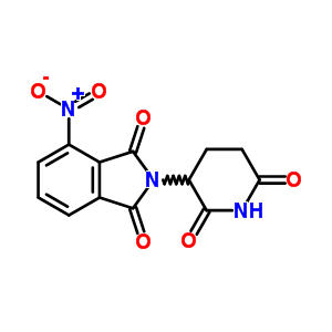 4-Nitro-2-(2,6-dioxopiperidin-3-yl)isoindoline-1,3-dione Structure,19171-18-7Structure