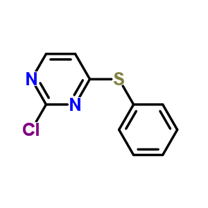 2-Chloro-4-(phenylthio)pyrimidine Structure,191729-21-2Structure