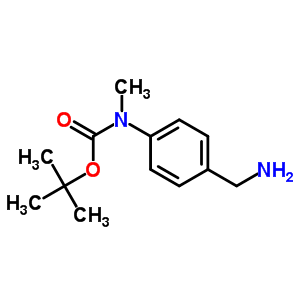 Tert-butyl 4-(aminomethyl)phenyl(methyl)carbamate Structure,191871-91-7Structure