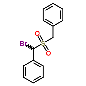 Benzene,[bromo[(phenylmethyl)sulfonyl]methyl]- Structure,19217-59-5Structure