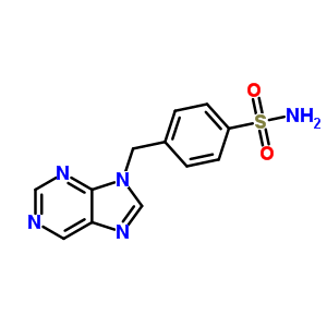 Benzenesulfonamide,4-(9h-purin-9-ylmethyl)- Structure,19270-99-6Structure