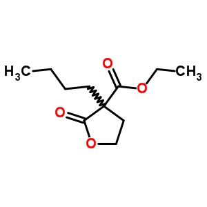 3-Furancarboxylicacid, 3-butyltetrahydro-2-oxo-, ethyl ester Structure,19313-65-6Structure