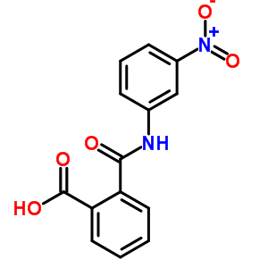 2-[(3-Nitrophenyl)carbamoyl]benzoic acid Structure,19336-84-6Structure