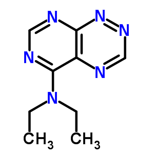 Pyrimido[5,4-e]-1,2,4-triazin-5-amine,n,n-diethyl- Structure,19359-59-2Structure