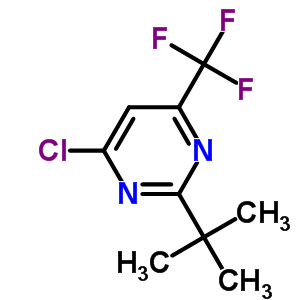 2-Tert-butyl 4-chloro-6-(trifluoromethyl)pyrimidine Structure,193611-28-8Structure