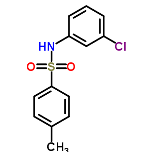 Benzenesulfonamide, n-(3-chlorophenyl)-4-methyl- Structure,19377-04-9Structure