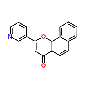 4H-naphtho[1,2-b]pyran-4-one, 2-(3-pyridinyl)- Structure,1939-53-3Structure