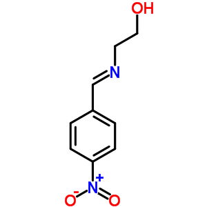 Ethanol,2-[[(4-nitrophenyl)methylene]amino]- Structure,19394-08-2Structure